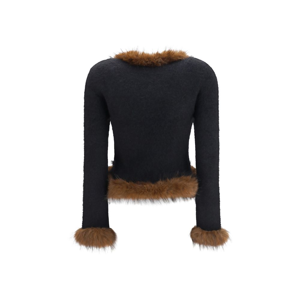 Self-Portrait Blue Cotton Cardigan | Regal Royce