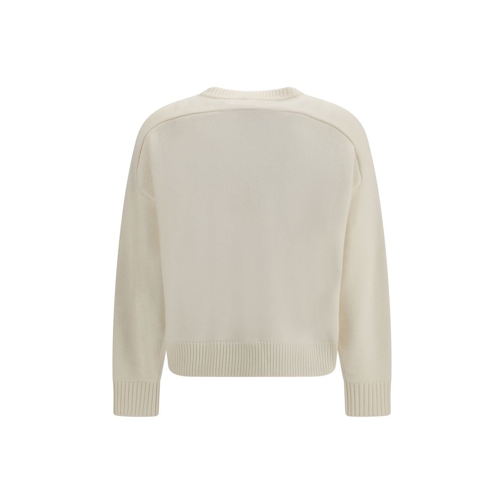 Loulou De Saison White Wool Oves Aries Sweatshirt | Regal Royce