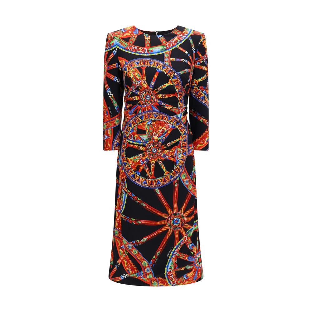 Dolce & Gabbana Multicolor Silk Cocktail Dress | Regal Royce