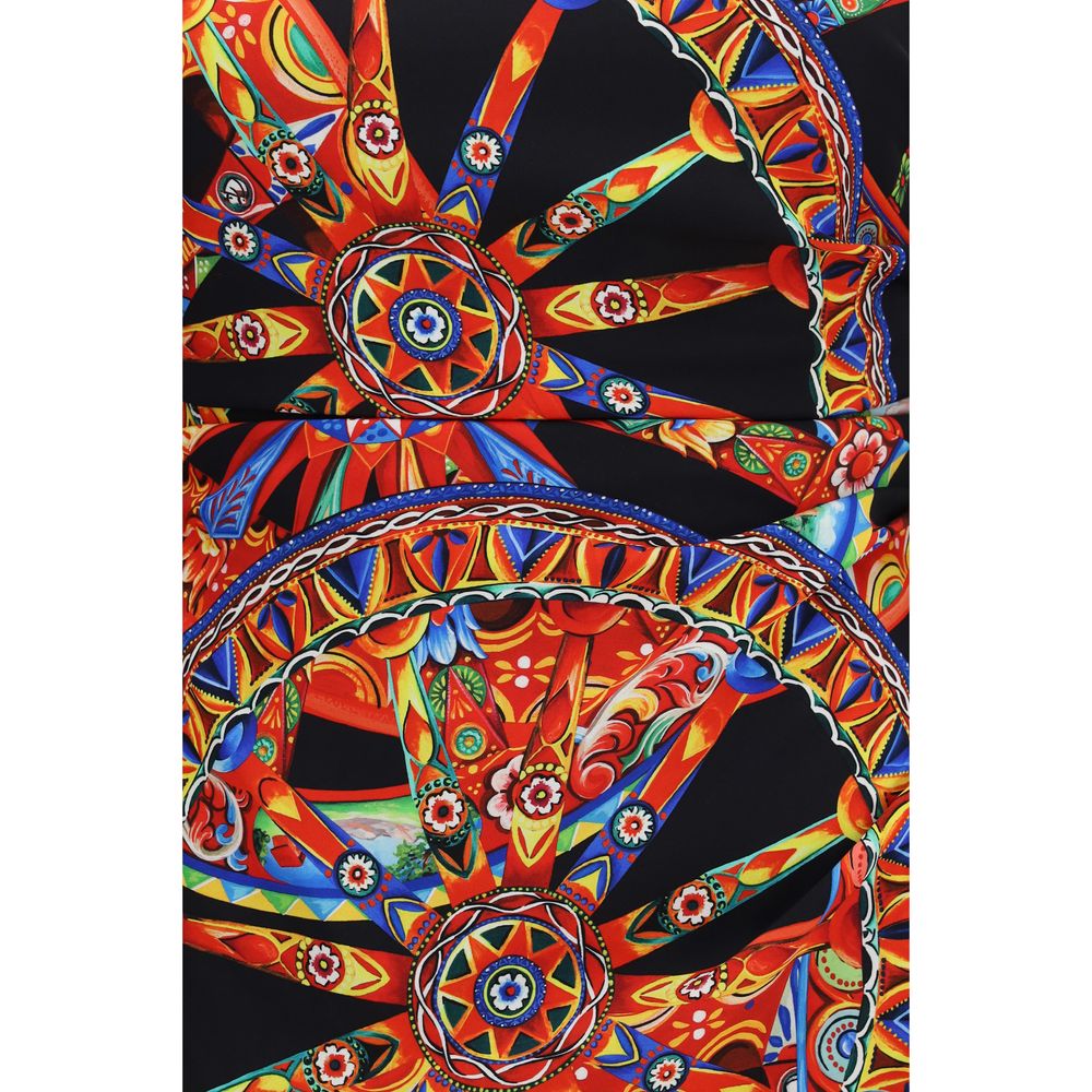 Dolce & Gabbana Multicolor Silk Cocktail Dress | Regal Royce