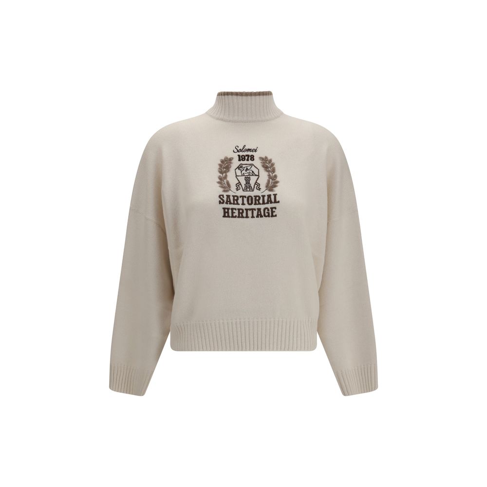 Brunello Cucinelli White Cashmere Sweater | Regal Royce