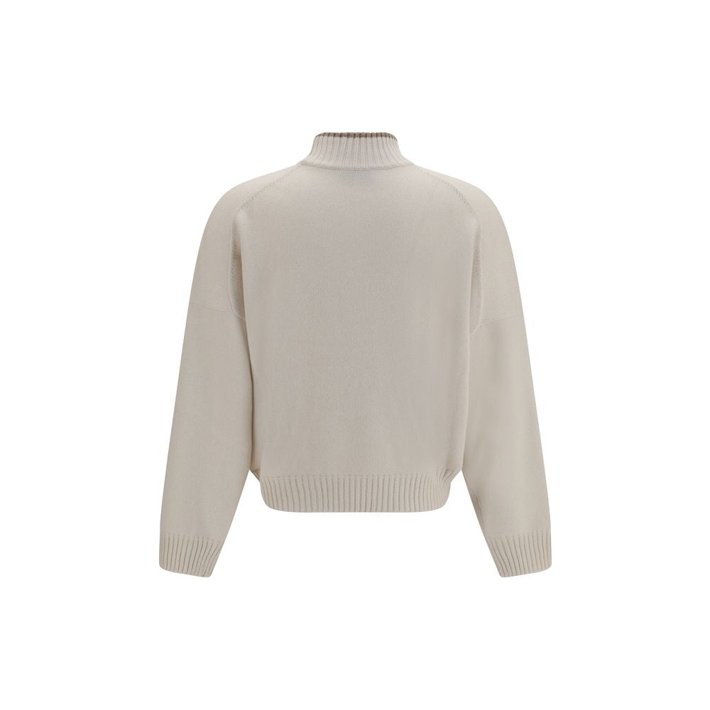 Brunello Cucinelli White Cashmere Sweater | Regal Royce