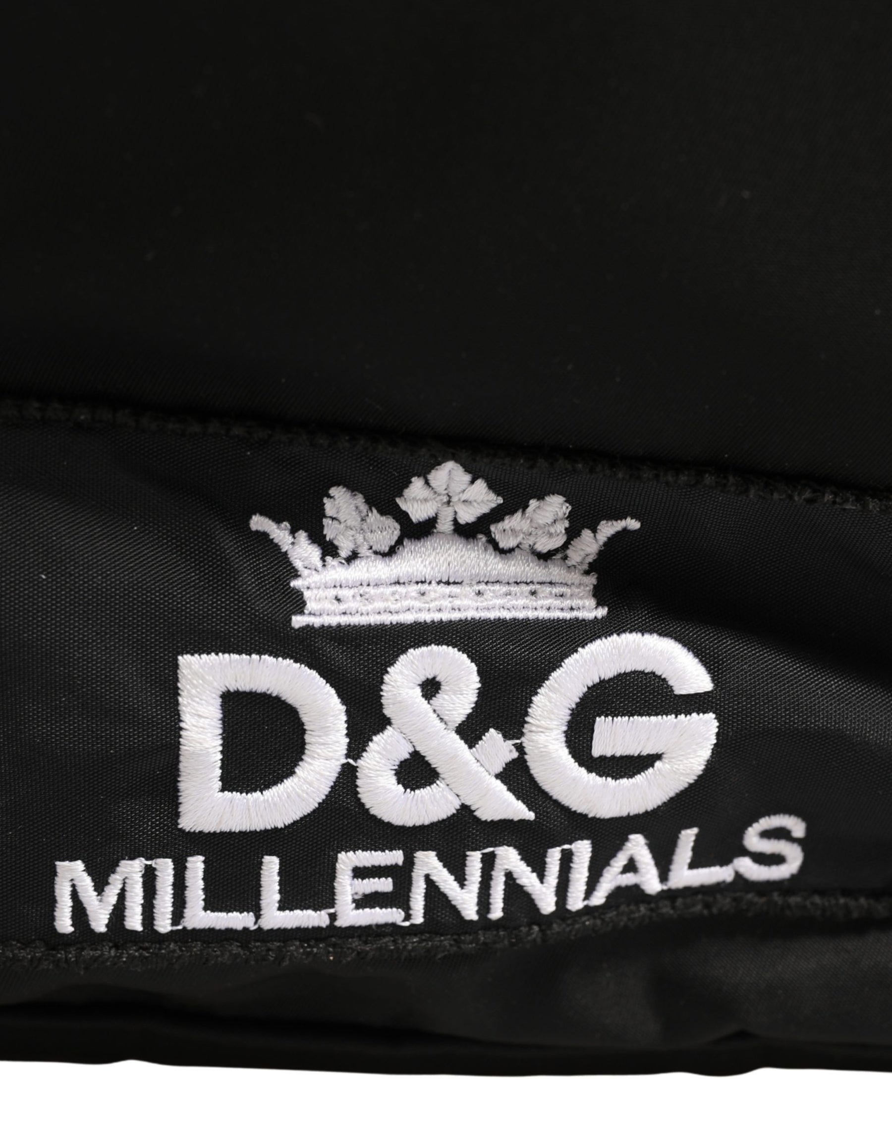 Dolce & Gabbana Men Black #DG LOVE Logo Patches Nylon Backpack Bag | Regal Royce