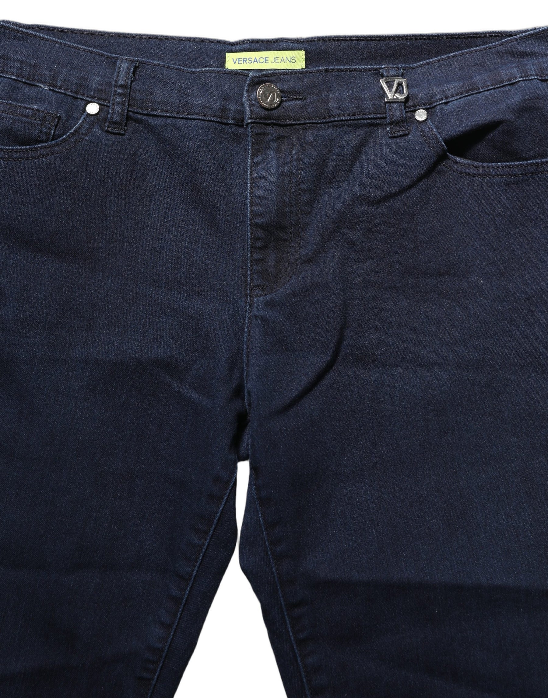 Versace Jeans Couture Blue High Waist Skinny Denim Trouser Jeans | Regal Royce