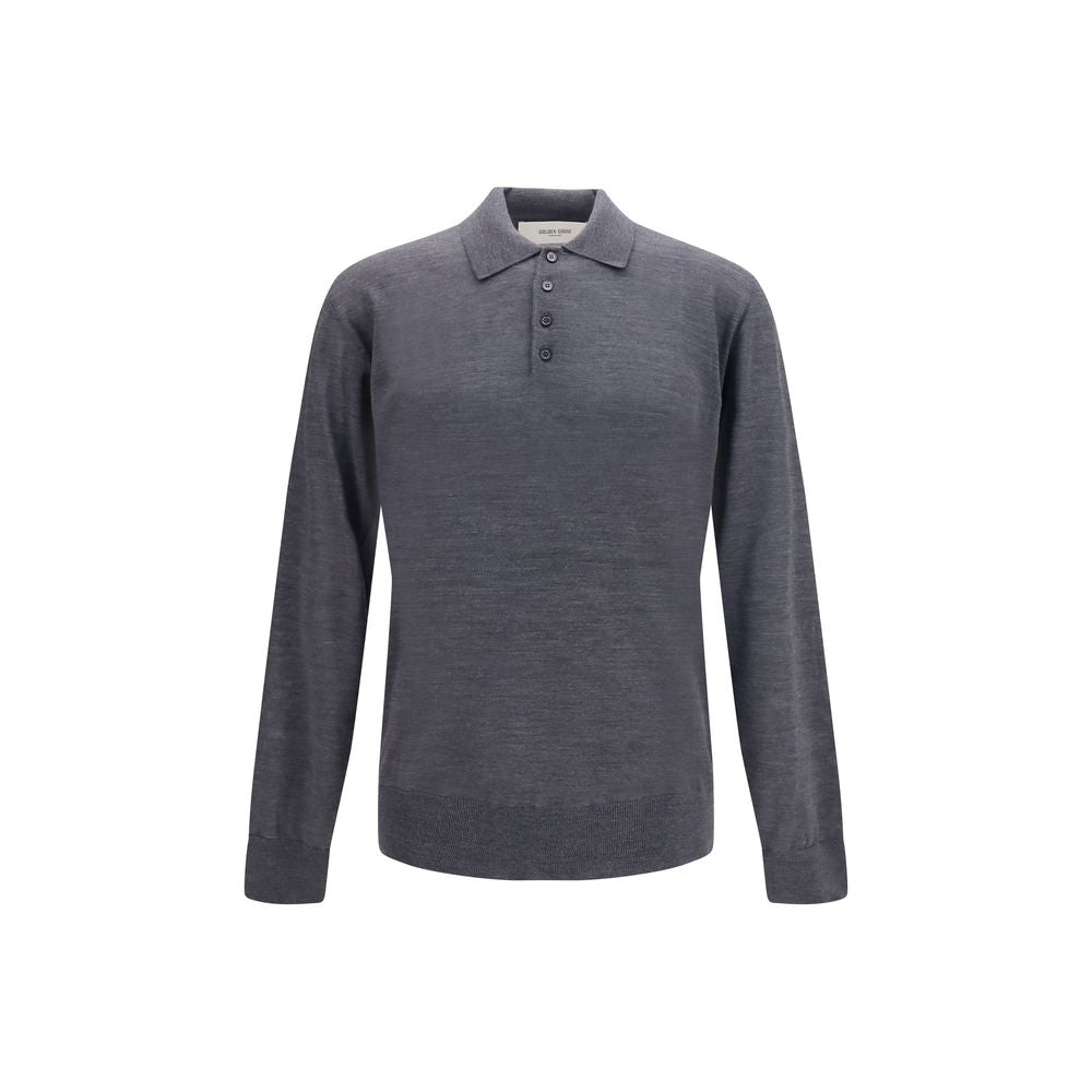 Golden Goose Gray Wool Oves Aries Dress Shirt | Regal Royce