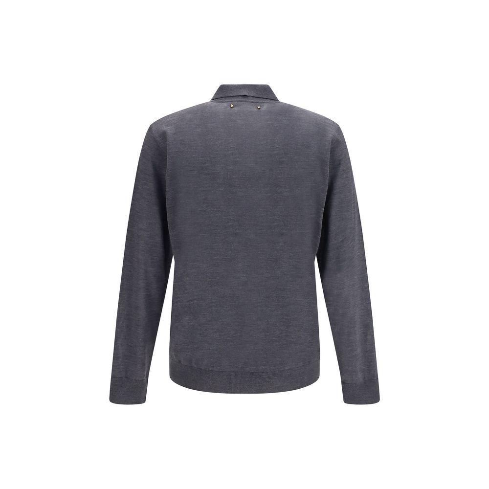 Golden Goose Gray Wool Oves Aries Dress Shirt | Regal Royce