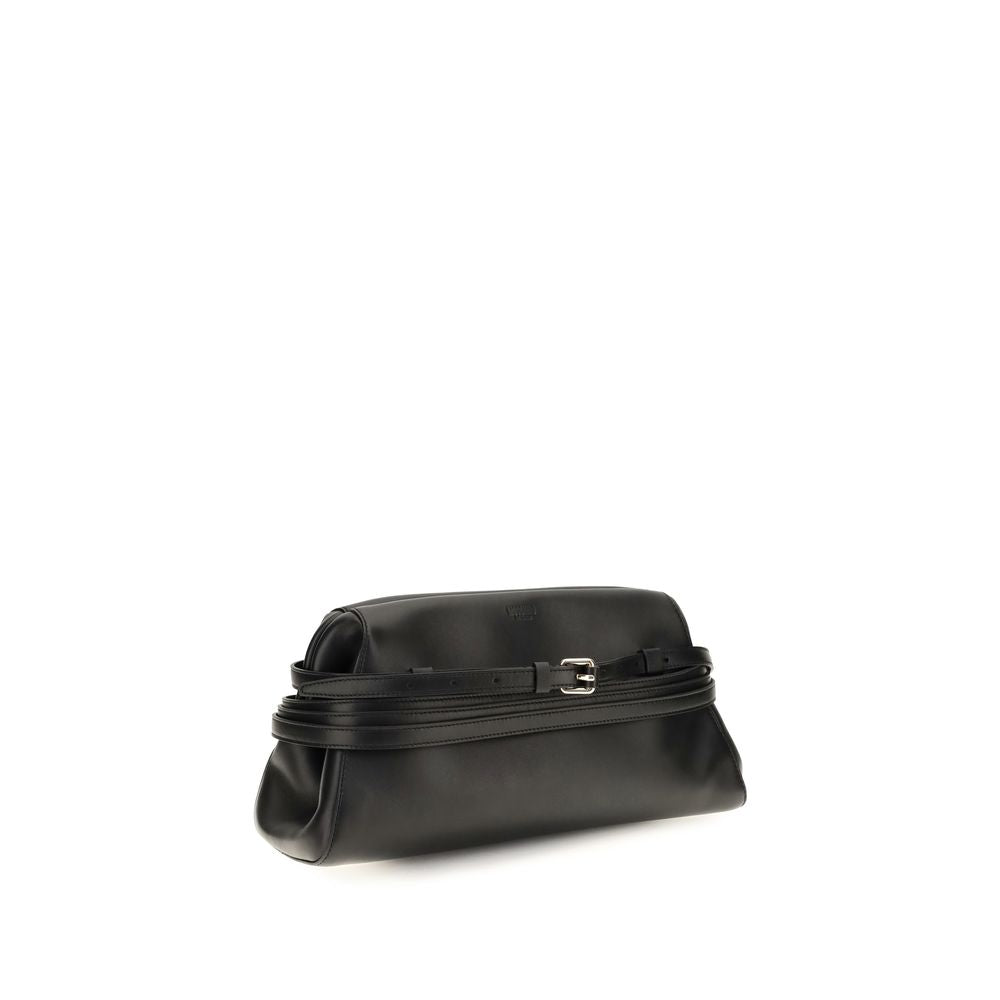Moschino Black Goatskin Shoulder Bag | Regal Royce