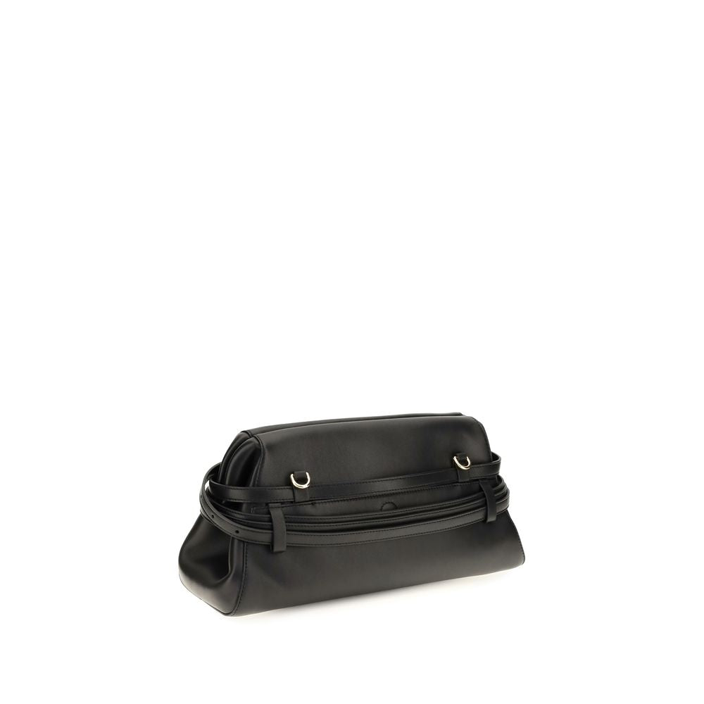 Moschino Black Goatskin Shoulder Bag | Regal Royce