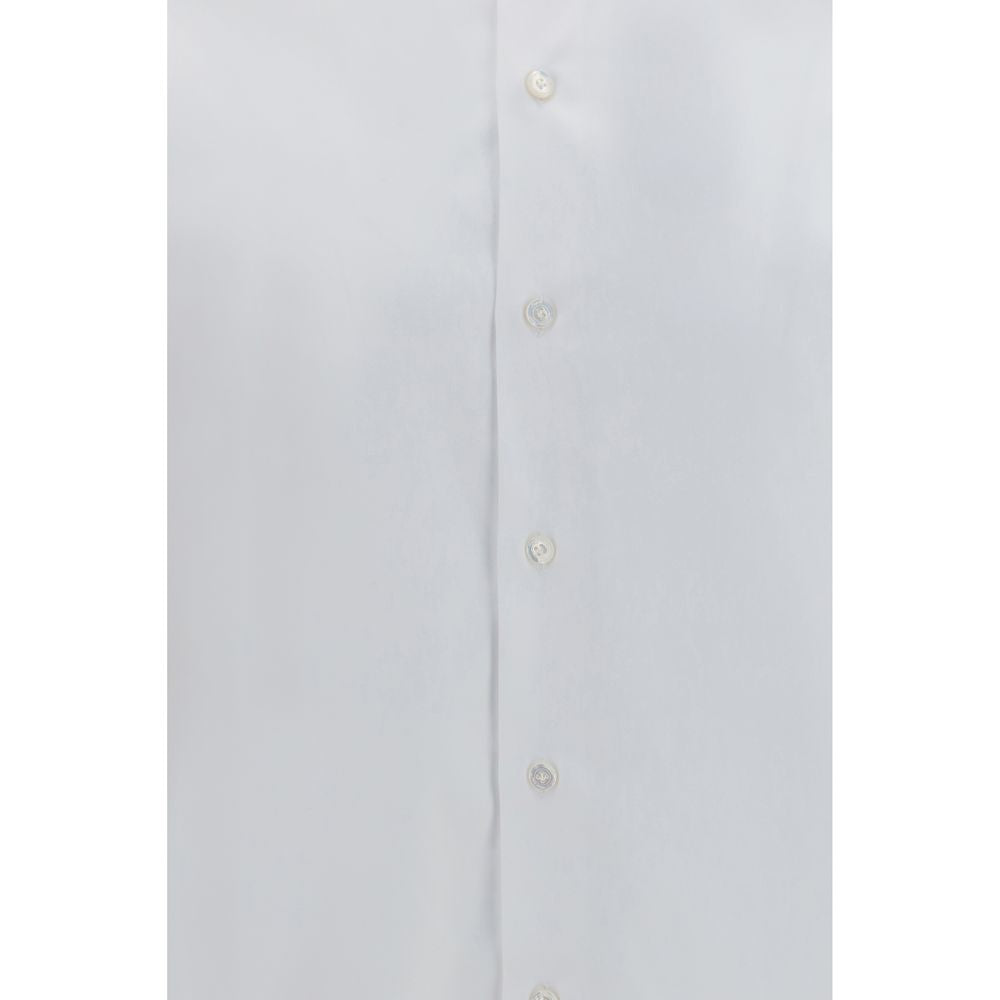 Finamore White Cotton Dress Shirt | Regal Royce