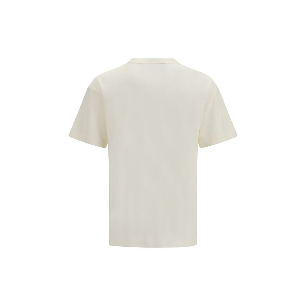 Palm Angels Beige Cotton T-Shirt | Regal Royce