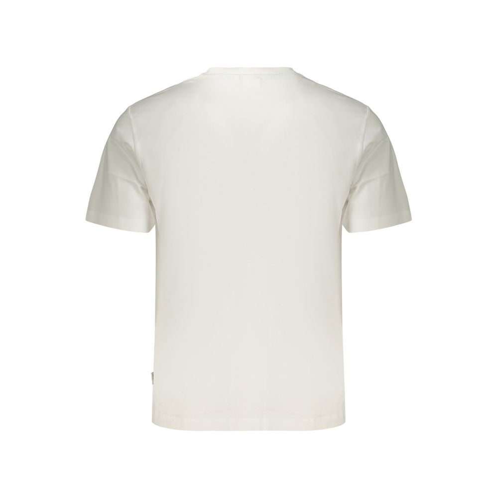 Pepe Jeans White Cotton Men's T-Shirt | Regal Royce