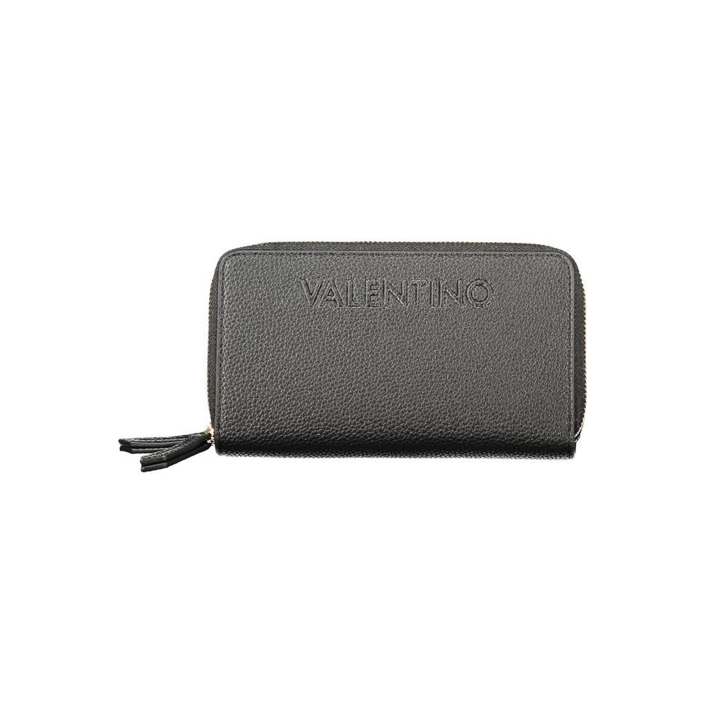 Mario Valentino Black Polyurethane Women's Wallet | Regal Royce