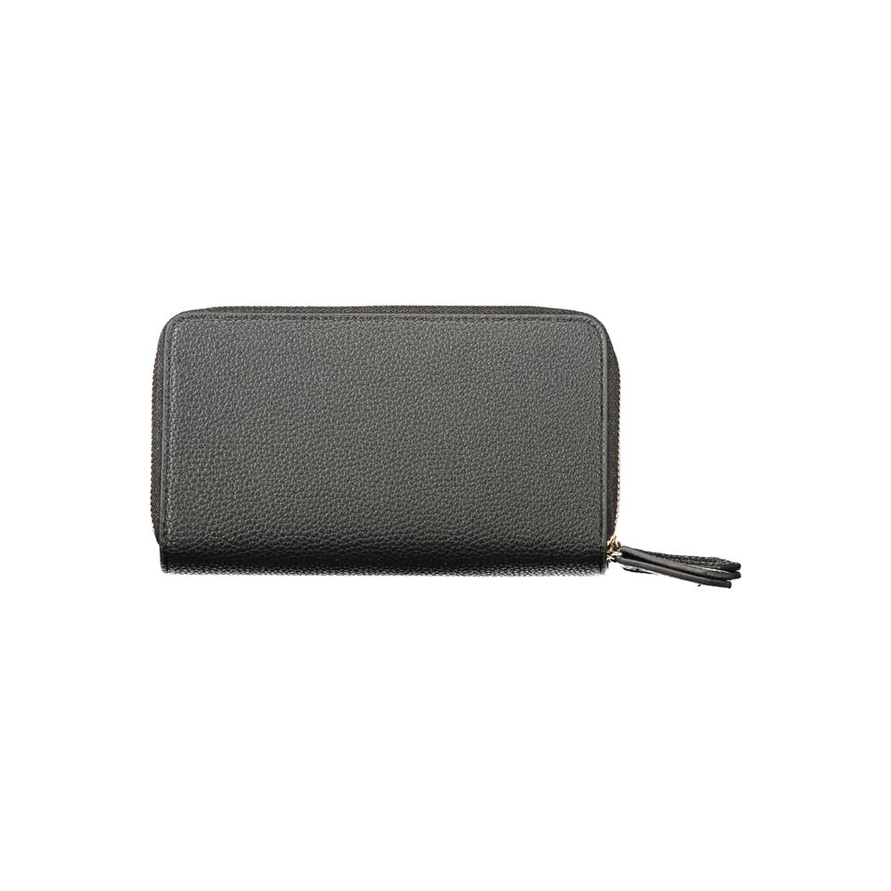 Mario Valentino Black Polyurethane Women's Wallet | Regal Royce