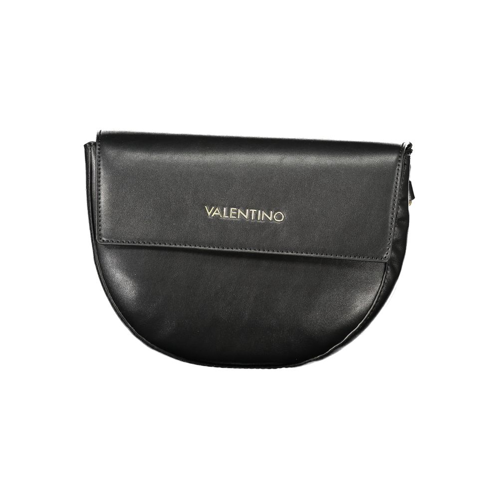 Mario Valentino Black Polyurethane Women's Bag | Regal Royce