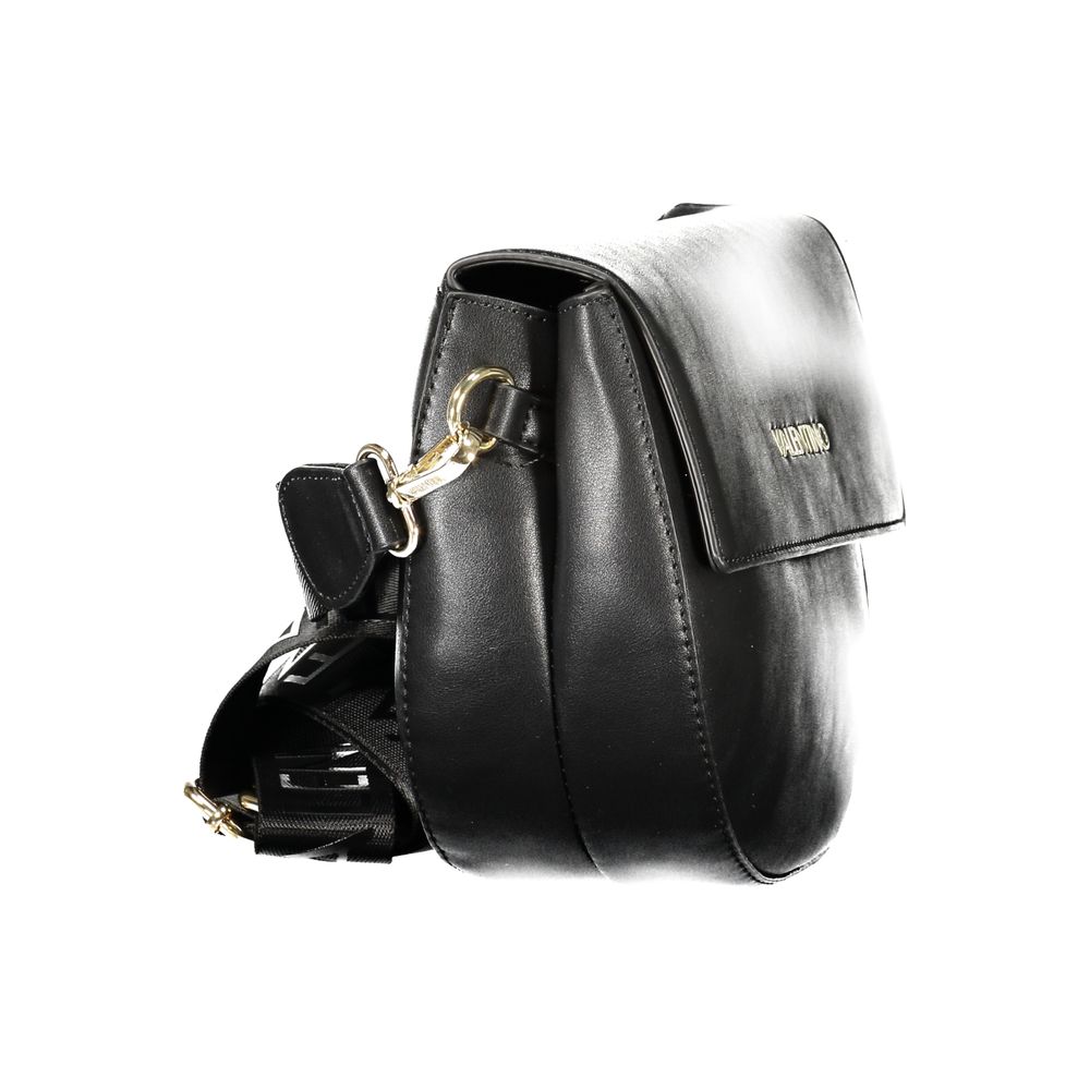 Mario Valentino Black Polyurethane Women's Bag | Regal Royce
