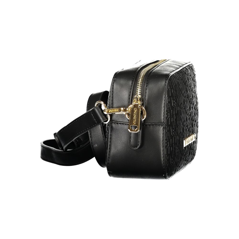 Mario Valentino Black Polyurethane Women's Bag | Regal Royce