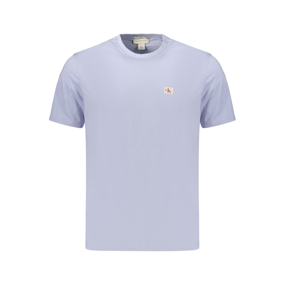 Calvin Klein Azzurro Cotton Mens T-Shirt | Regal Royce
