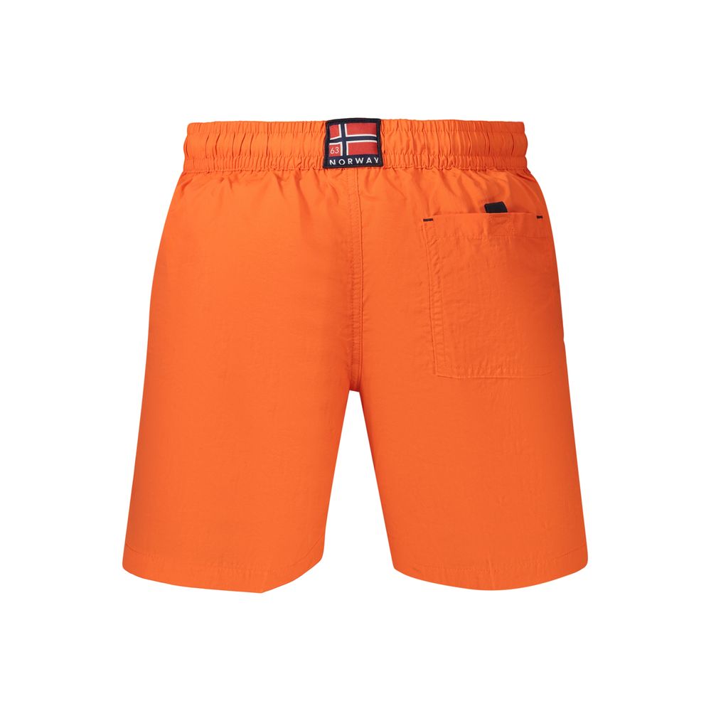 Norway 1963 Orange Polyamide Men's Boxer | Regal Royce