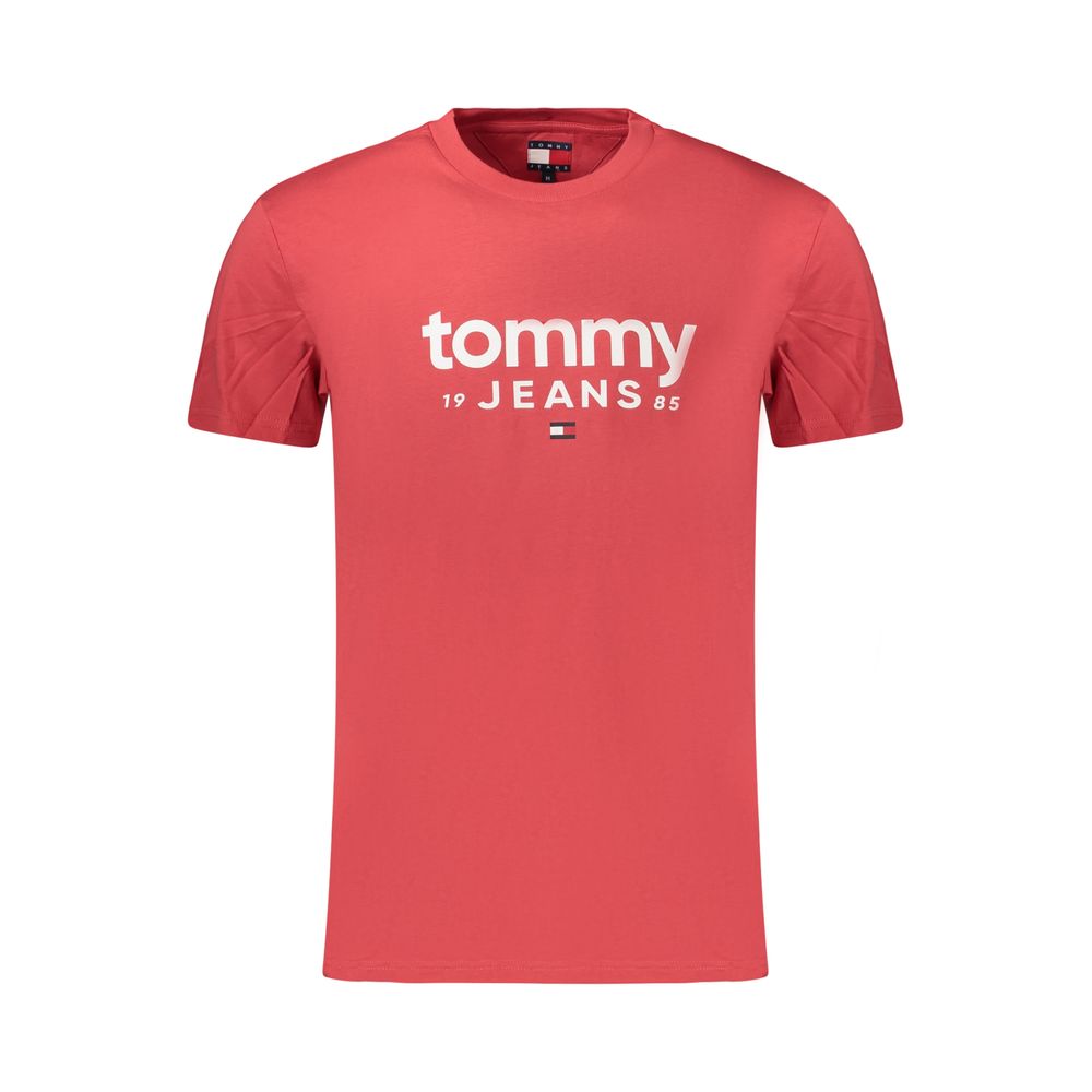 Tommy Hilfiger Red Cotton Men's T-Shirt | Regal Royce