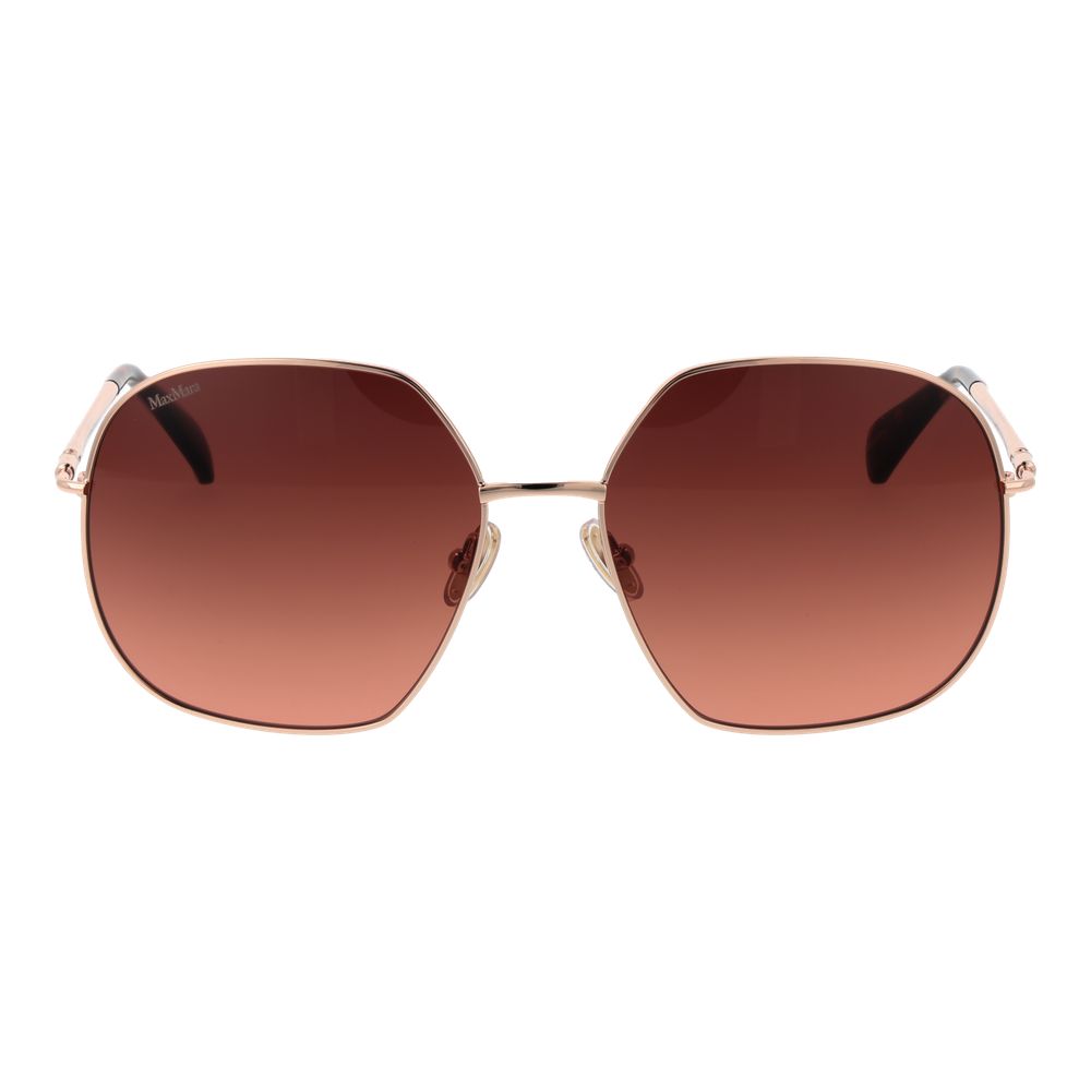 Max Mara Rose Gold Metal Sunglasses | Regal Royce