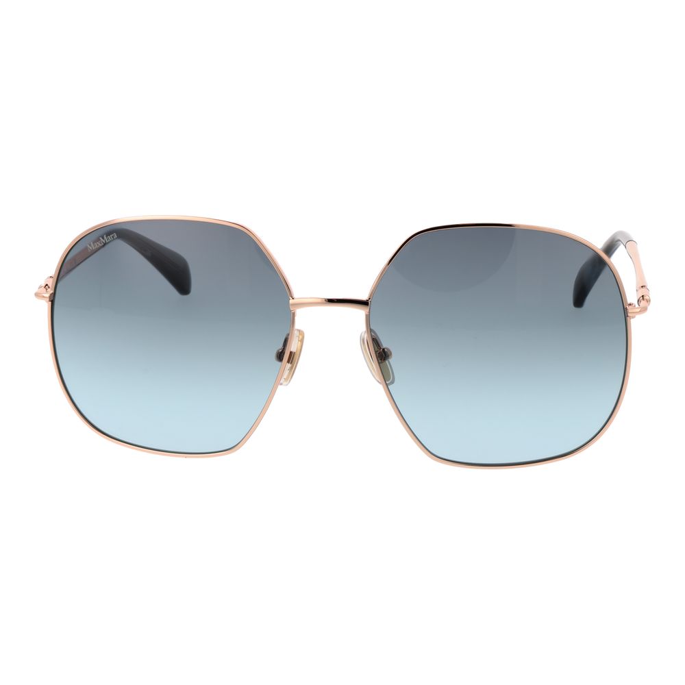 Max Mara Rose Gold Metal Sunglasses | Regal Royce