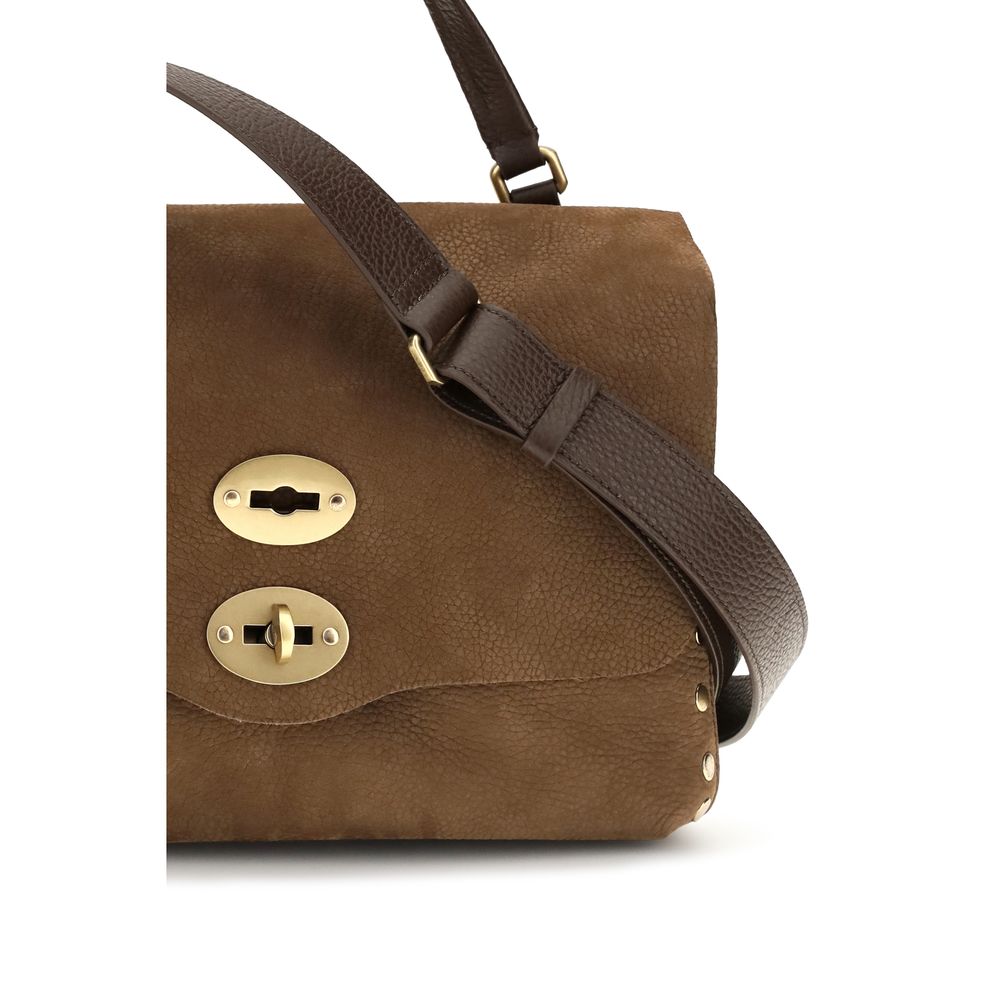 Zanellato Brown Suede Leather Shoulder Bag | Regal Royce