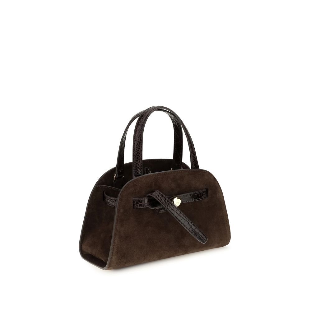 Tory Burch Brown Suede Leather Shoulder Bag | Regal Royce