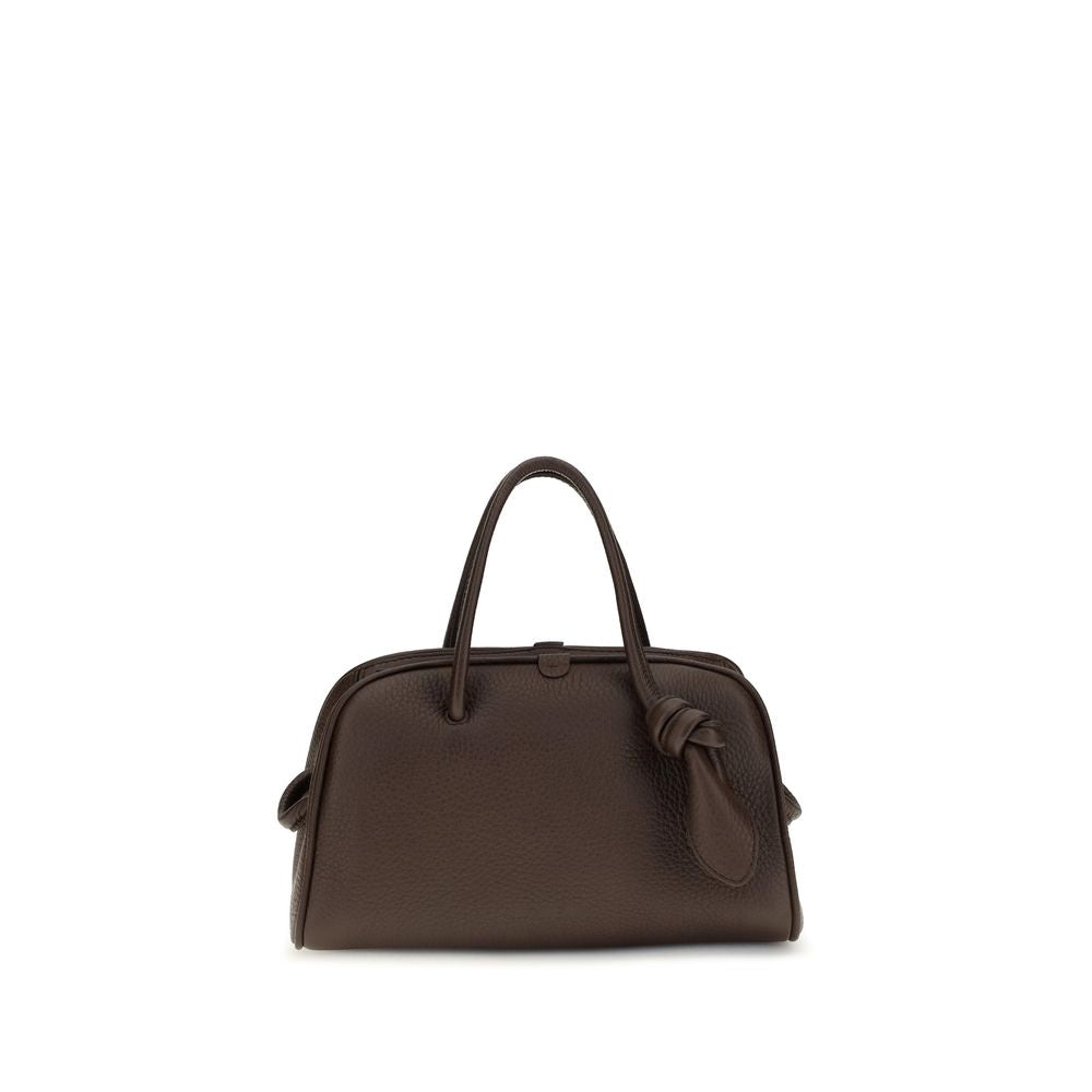Jacquemus Brown Calf Leather Bos Taurus Handbag | Regal Royce