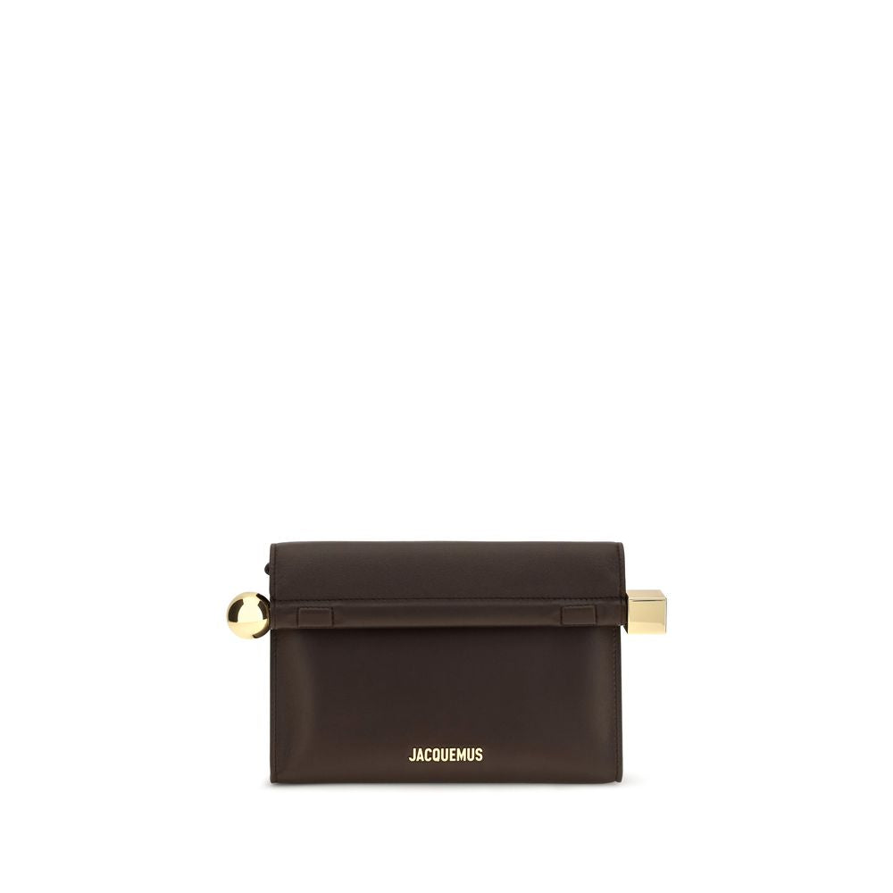 Jacquemus Brown Lamb Ovis Aries Aries Clutch Bag | Regal Royce