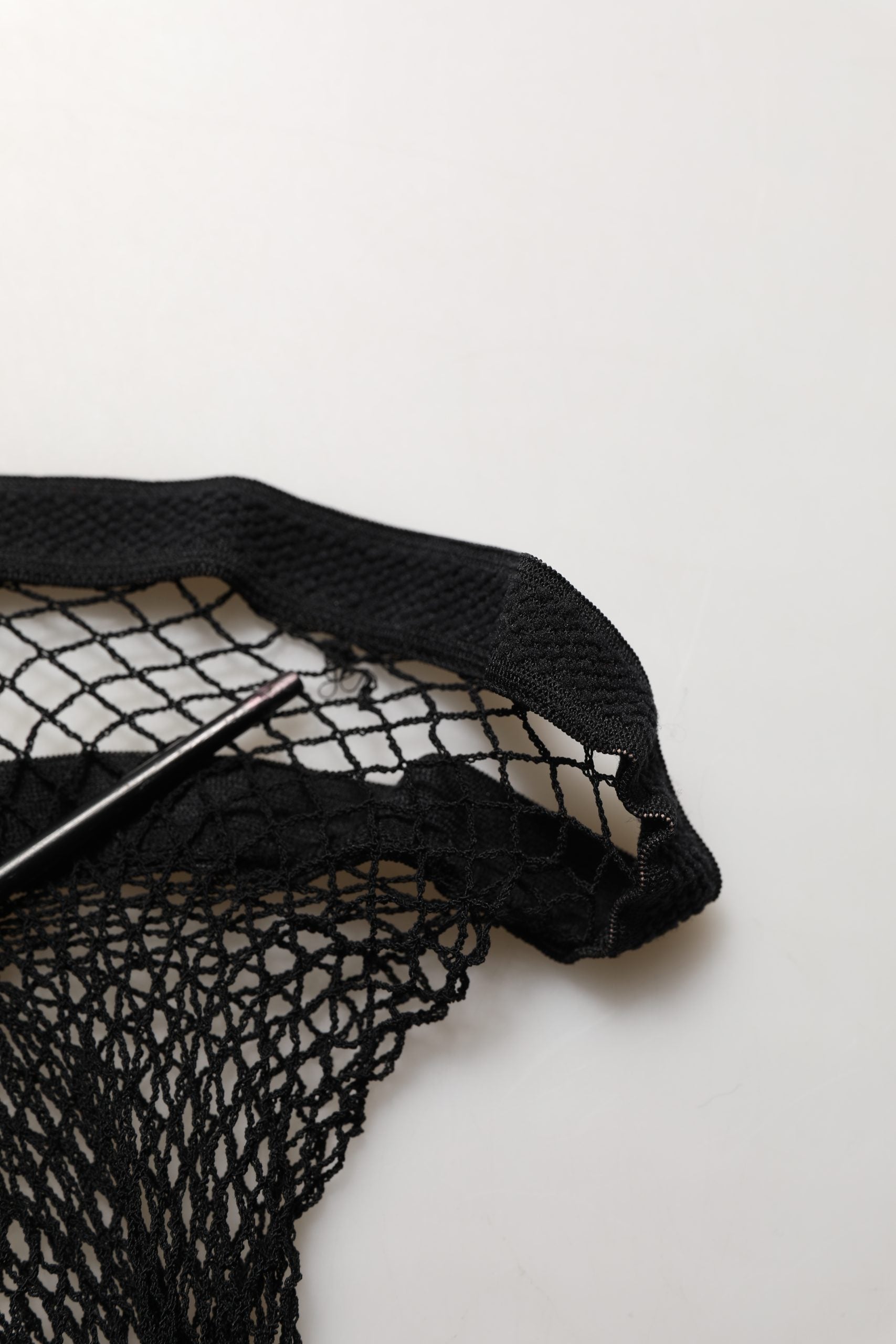 Dolce & Gabbana Black Fishnet Tights Stocking Pantyhose One Size Socks | Regal Royce