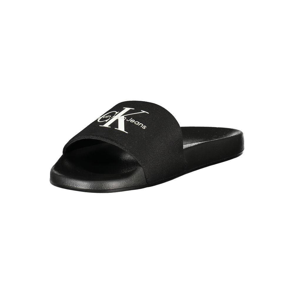 Calvin Klein Black Polyester Men's Slipper | Regal Royce