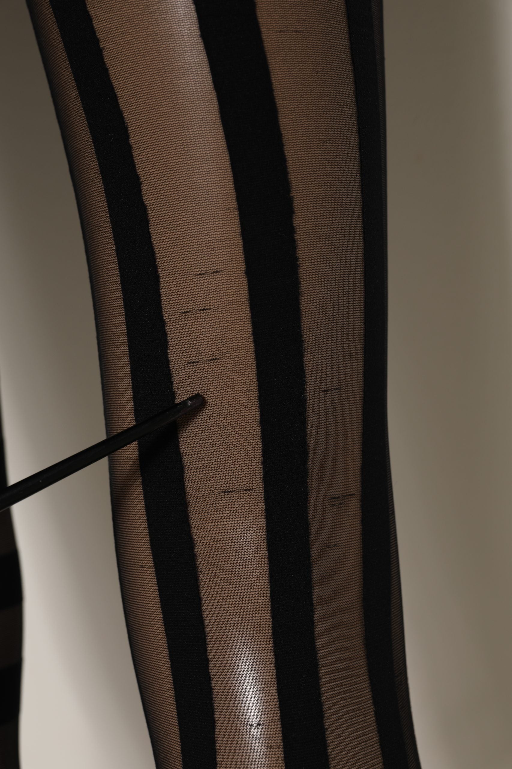 Dolce & Gabbana Black Stripes Tights Stockings Pantyhose Socks | Regal Royce