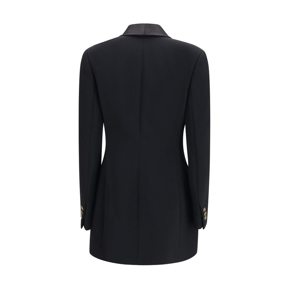 Versace Black Wool Oves Aries Blazer | Regal Royce