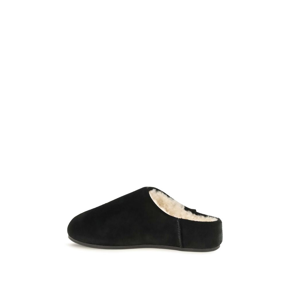 UGG Black Leather Mules | Regal Royce