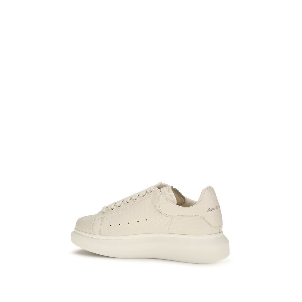 Alexander McQueen White Calf Leather Bos Taurus Chunky Sneakers | Regal Royce