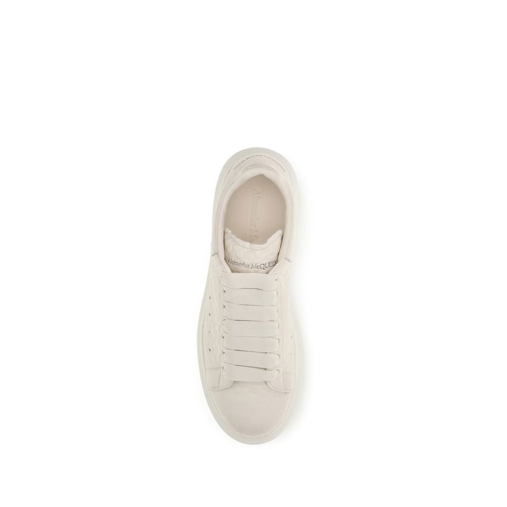 Alexander McQueen White Calf Leather Bos Taurus Chunky Sneakers | Regal Royce