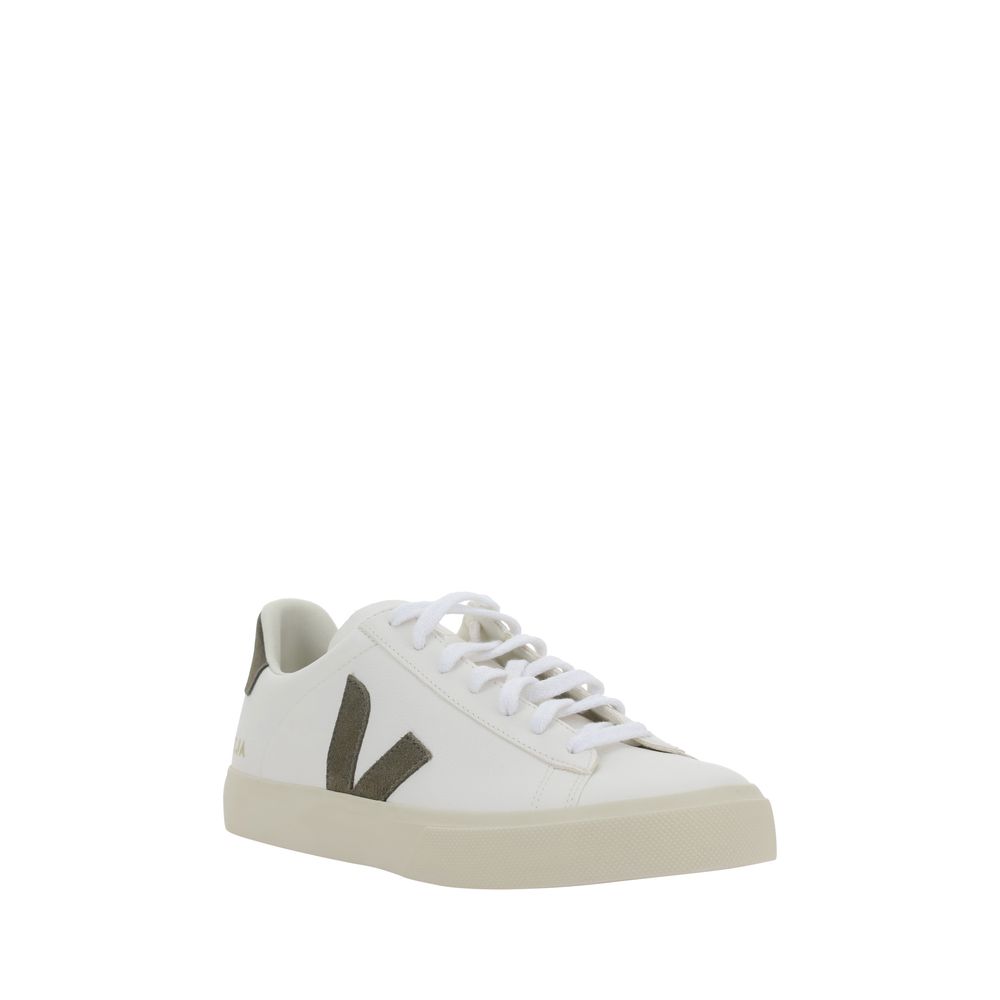 Veja White Calf Leather Bos Taurus Low Top Sneakers | Regal Royce