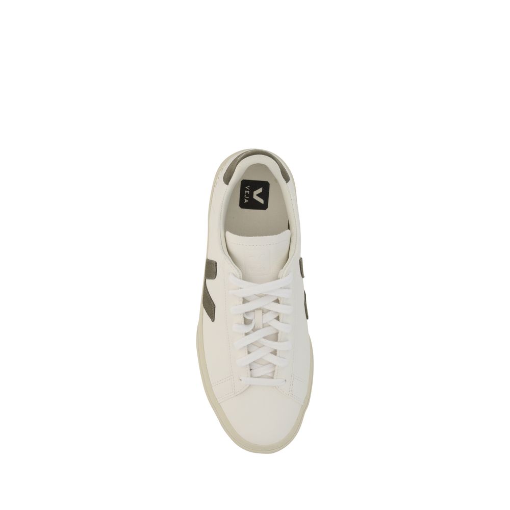 Veja White Calf Leather Bos Taurus Low Top Sneakers | Regal Royce