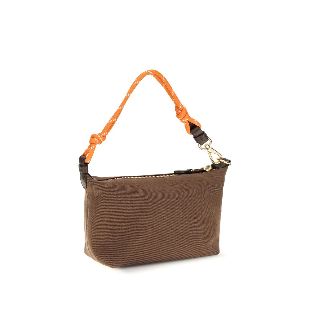 Miu Miu Brown Cotton Shoulder Bag | Regal Royce