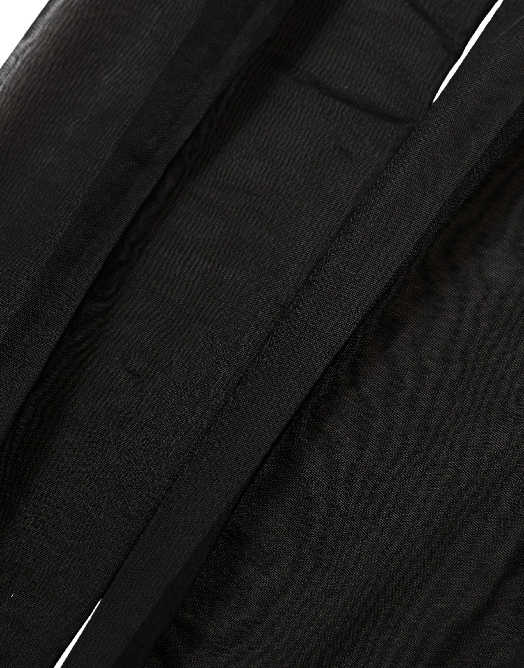 Dolce & Gabbana Black Nylon Sheer Tights Stockings Pantyhose Socks | Regal Royce