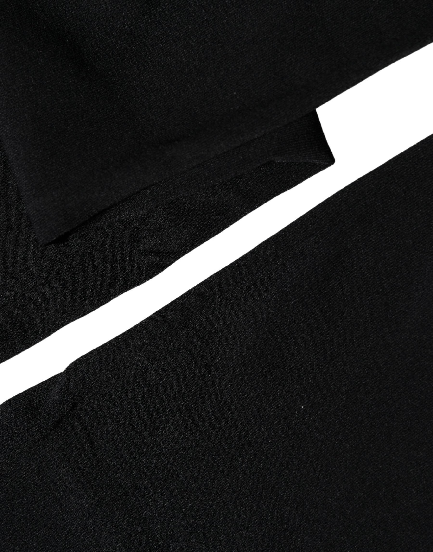 Dolce & Gabbana Black 100% Nylon Thigh High Stockings Socks | Regal Royce