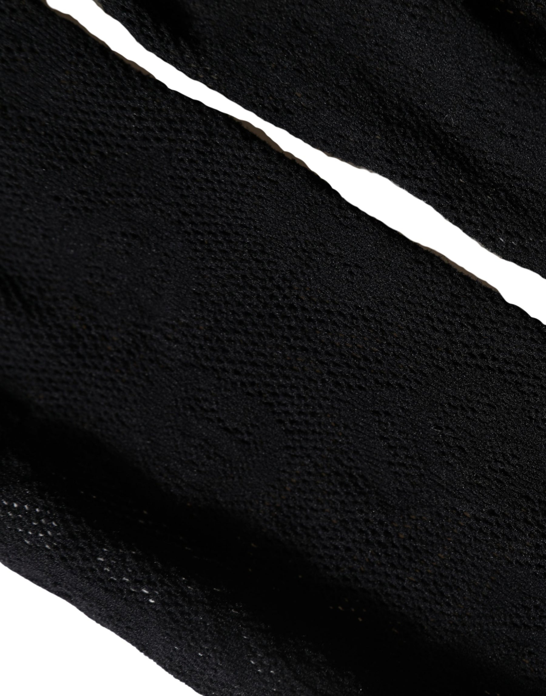Dolce & Gabbana Black All Over Print Sheer Stretch Tights Socks | Regal Royce