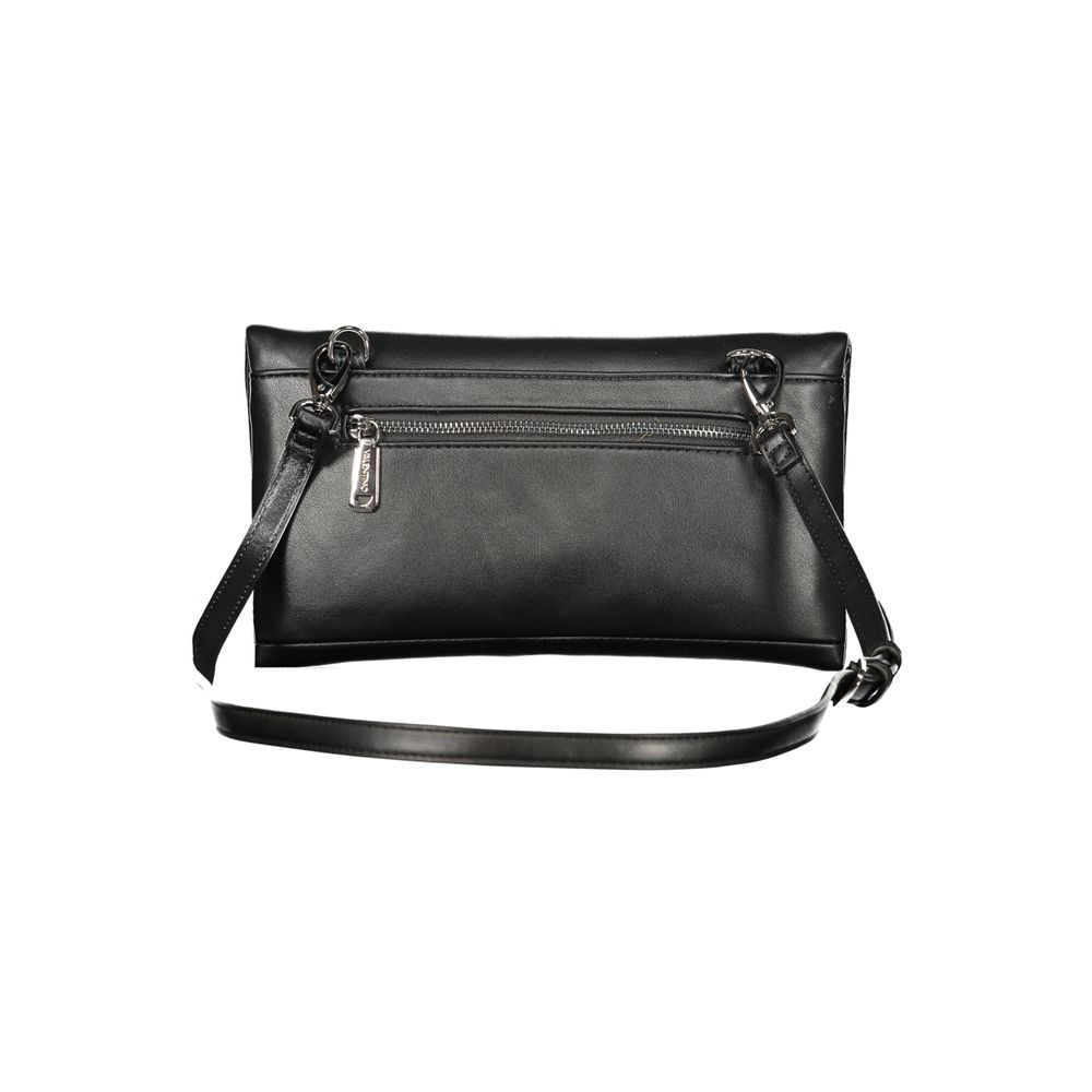 Mario Valentino Nero Polyurethane Womens Handbag | Regal Royce