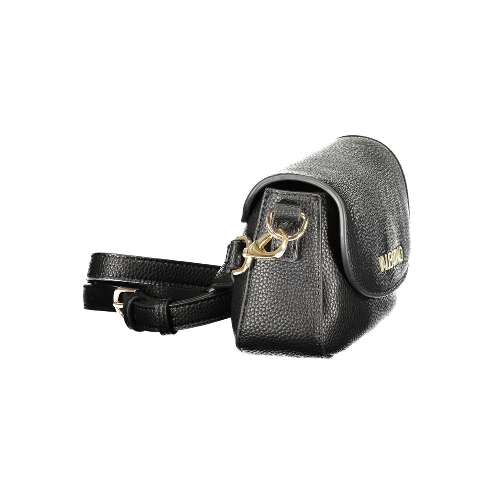 Mario Valentino Black Polyurethane Women's Bag | Regal Royce