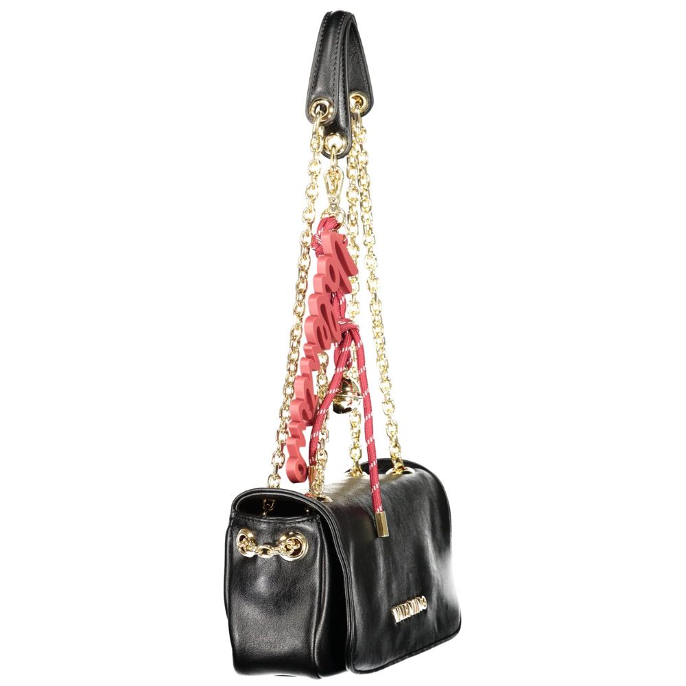 Mario Valentino Nero Polyurethane Donna Bag | Regal Royce