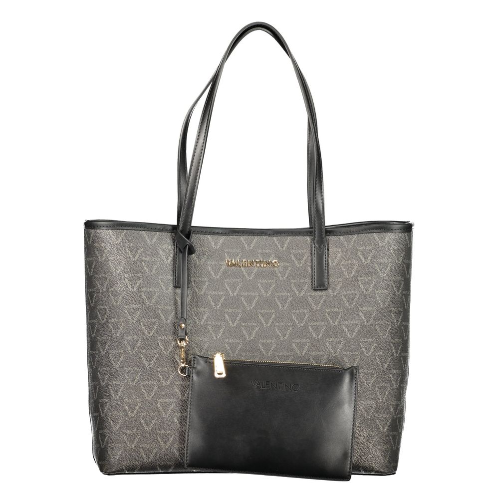 Mario Valentino Black Polyurethane Women's Bag | Regal Royce
