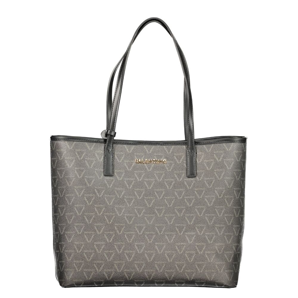 Mario Valentino Black Polyurethane Women's Bag | Regal Royce