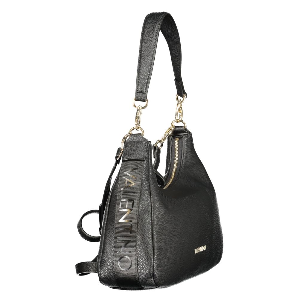 Mario Valentino Black Polyurethane Womens Bag | Regal Royce