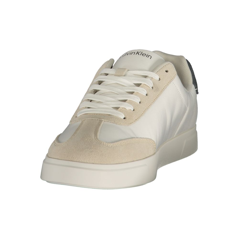 Calvin Klein White Polyester Men's Sneaker | Regal Royce