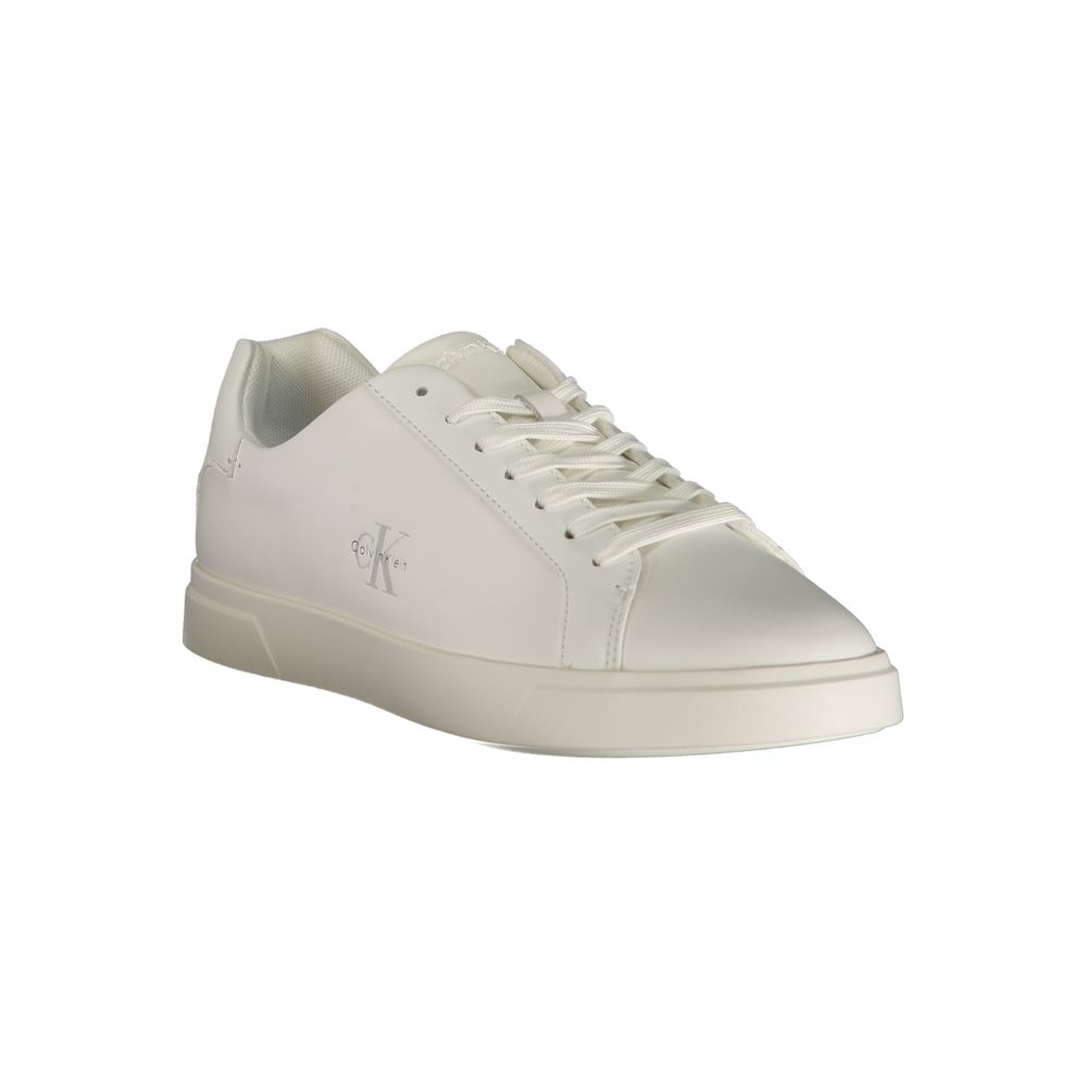 Calvin Klein White Polyurethane Women's Sneaker | Regal Royce